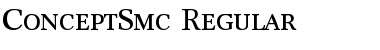 ConceptSmc Regular Font