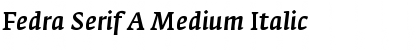 Fedra Serif A Font