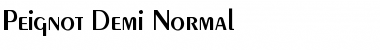 Download Peignot-Demi-Normal Font