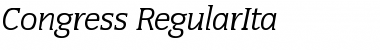 Download Congress-RegularIta Font