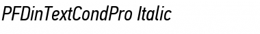 Download PF Din Text Cond Pro Font