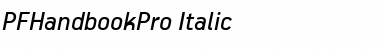 PF Handbook Pro Italic