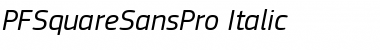 Download PF Square Sans Pro Font
