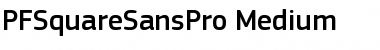 Download PF Square Sans Pro Font