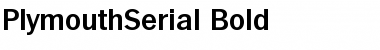 PlymouthSerial Font