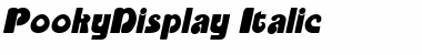PookyDisplay Font