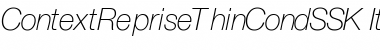 ContextRepriseThinCondSSK Font