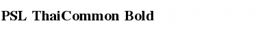 PSL-ThaiCommon Bold Font