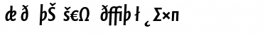 QuadraatSansCon Bold Italic Font