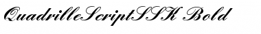 QuadrilleScriptSSK Font