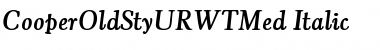 CooperOldStyURWTMed Font