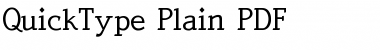 QuickType Plain Regular