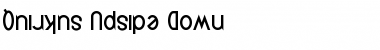 Download Quirkus Upside Down Font