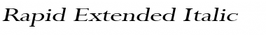 Rapid Extended Font