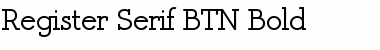 Register Serif BTN Bold Font