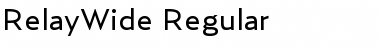 Download RelayWide-Regular Font