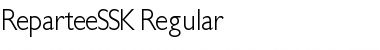 ReparteeSSK Regular Font