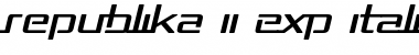 Republika II Exp Font