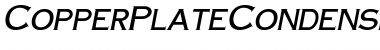 CopperPlateCondensed Italic Font