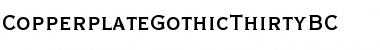 CopperplateGothicThirtyBC Font