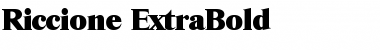 Download Riccione-ExtraBold Font