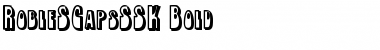 RobleSCapsSSK Bold Font