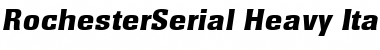 RochesterSerial-Heavy Italic