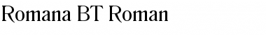 Romana BT Roman Font