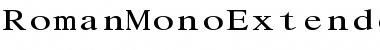 RomanMonoExtended Regular Font