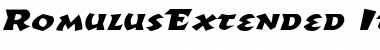 RomulusExtended Font