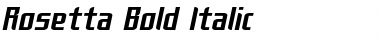 Download Rosetta Bold Italic Font