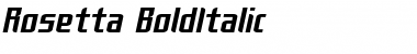Rosetta Bold Italic
