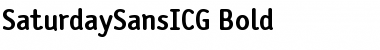 Download SaturdaySansICG Font