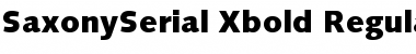 Download SaxonySerial-Xbold Font