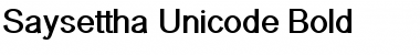 Saysettha Unicode Bold