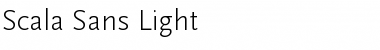 Scala Sans Light Font