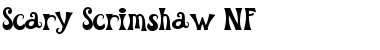 Download Scary Scrimshaw NF Font