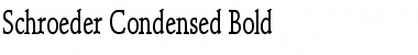 Schroeder Condensed Font