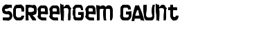 Download Screengem Gaunt Font