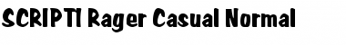 Download SCRIPT1 Rager Casual Font