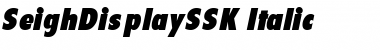 SeighDisplaySSK Font