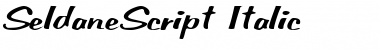 SeldaneScript Italic Font