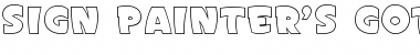 Download Sign Painter's Gothic Open JL Font