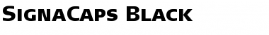 Download SignaCaps-Black Font