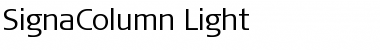 Download SignaColumn-Light Font