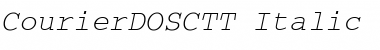 CourierDOSCTT Font