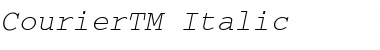 CourierTM Italic