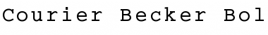 Courier Becker Font