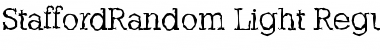 Download StaffordRandom-Light Font
