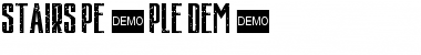 Download Stairs People DEMO Font